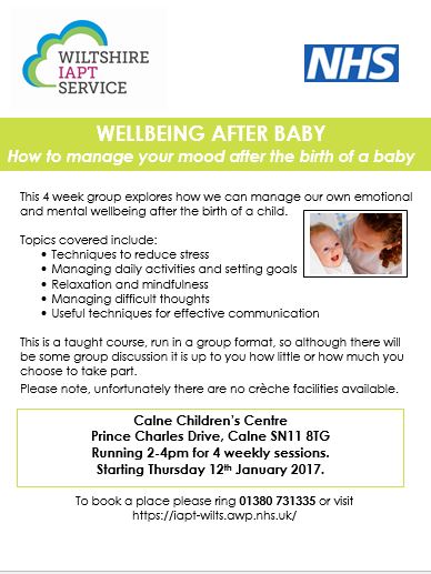 Wellbeing-after-baby - The Rise Trust - Chippenham And North Wiltshire